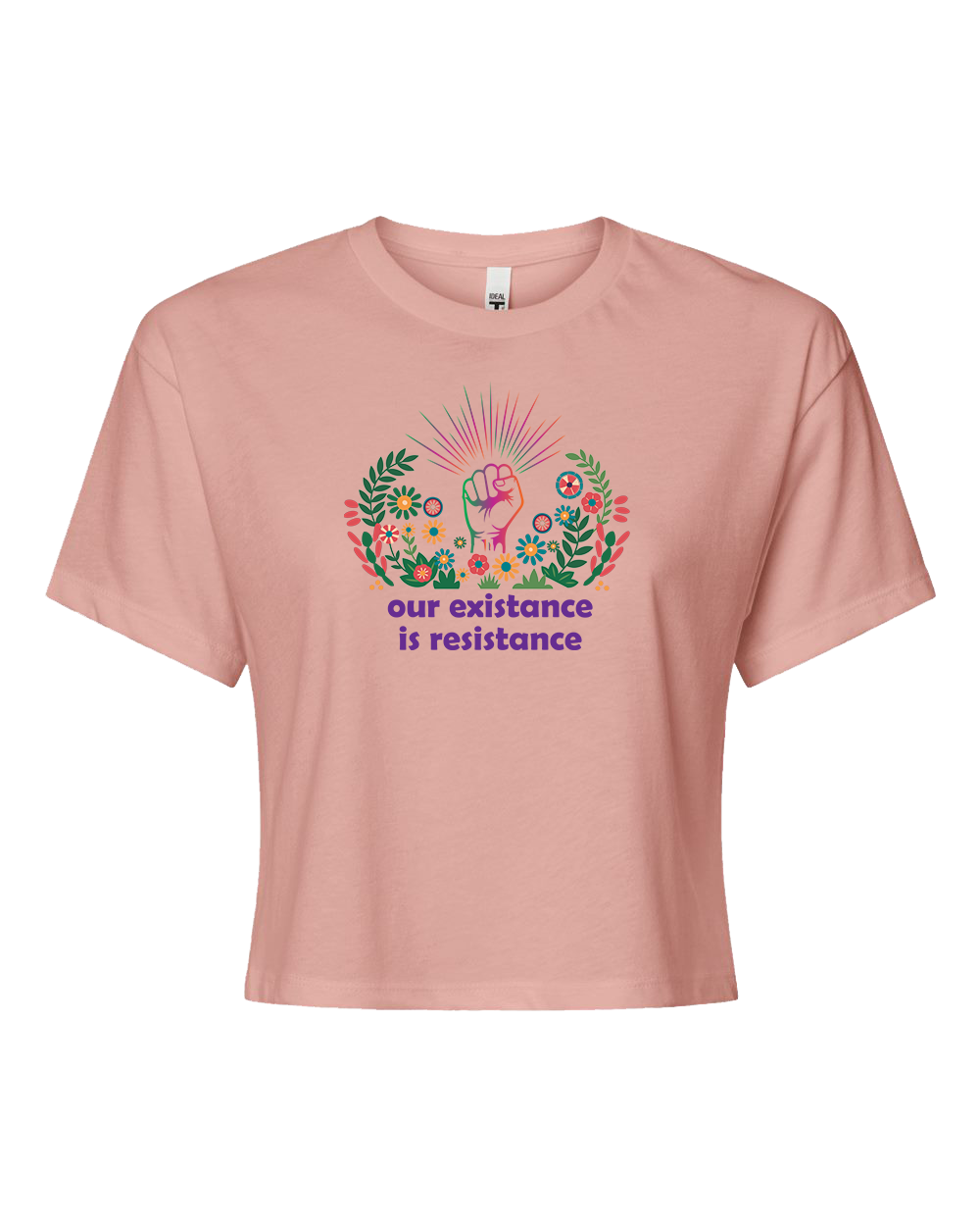 Our Existence is Resistance Crop T-Shirt