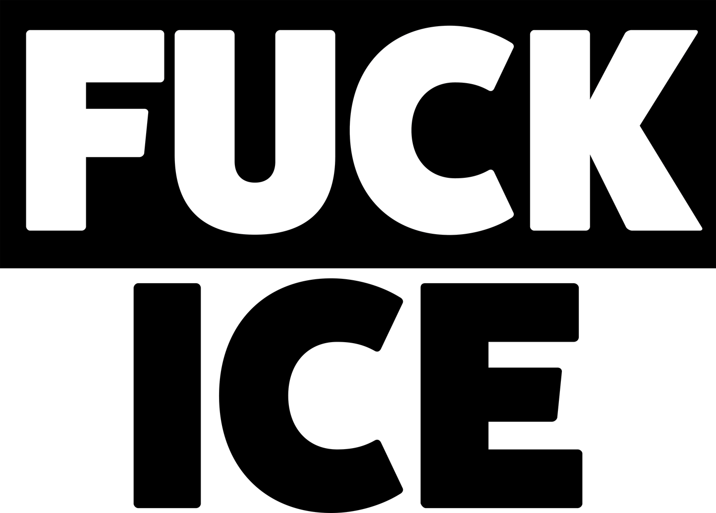 FUCK ICE Yard Sign